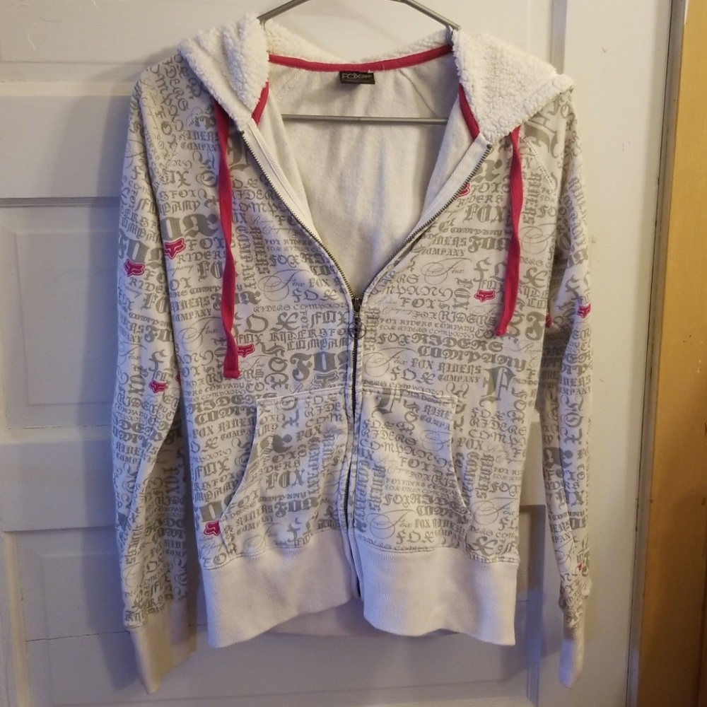 Fox small zip up hoodie